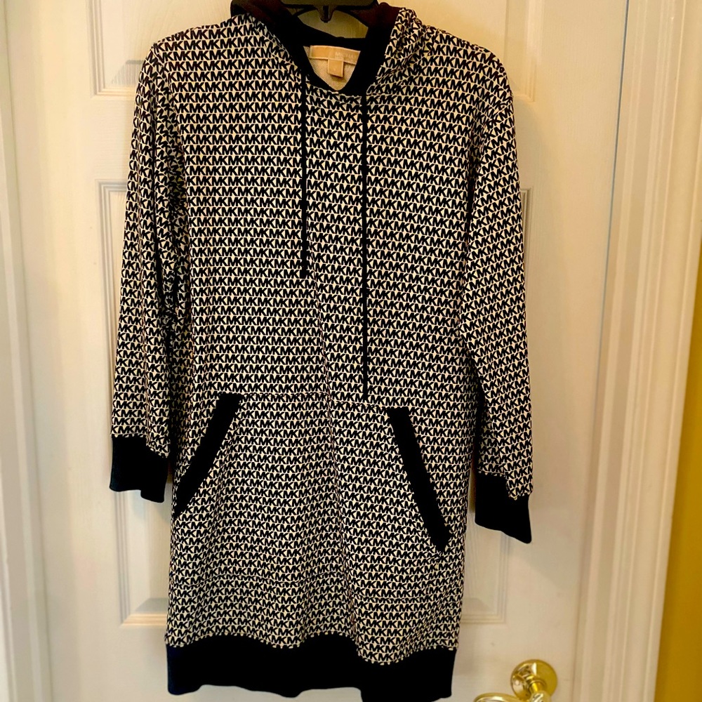 Oversized MK hoodie dress